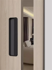 Invisible Concealed Embedded Pull Handles | Coffee Gray, Black Modern Drawer & Closet Door Handles, Wardrobe & Cabinet Pulls