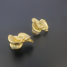 Load image into Gallery viewer, Gold Brass Exquisite Flower Drawer Knobs &amp; Pulls | Cabinet, Dresser &amp; Kitchen Cupboard Handles, Furniture Hardware
