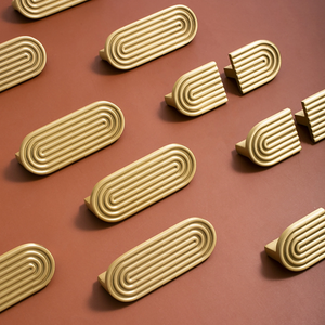 1.26", 2.5" Brass Kitchen & Cabinet Knobs | Unique Drawer Pulls, Cupboard & Dresser Handles, 32 - 64mm