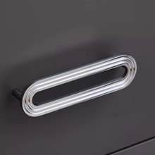 Load image into Gallery viewer, 1.1&quot;-7.55&quot; Unique Hollow Chrome Knobs, Pulls &amp; Handles | Wardrobe, Drawer, Kitchen &amp; Cupboard Hardware
