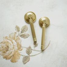 Load image into Gallery viewer, Brass Drop Ring Knobs &amp; Pulls | Gold Drawer, Dresser &amp; Cabinet Door Knobs, Furniture Hardware Handles
