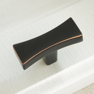 3.75", 5", 6.3" Black Copper & Brushed Brass Handles | Closet, Wardrobe & Drawer Pulls, Cabinet & Kitchen Knobs, Dresser Hardware