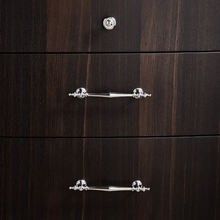 Load image into Gallery viewer, 3&quot;, 3.78&quot;, 5&quot;, 6.3&quot; Chrome Drawer Pulls | Unique Kitchen &amp; Wardrobe Handles, Hollow Cupboard Knobs, Hardware
