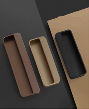 Load image into Gallery viewer, Invisible Concealed Embedded Pull Handles | Coffee Gray, Black Modern Drawer &amp; Closet Door Handles, Wardrobe &amp; Cabinet Pulls
