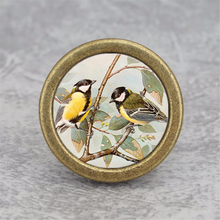 Load image into Gallery viewer, Cute Birds Knobs | Vintage &amp; Chic Handmade Drawer &amp; Dresser Knobs, Cupboard &amp; Kitchen Cabinet Pulls, Furniture Hardware
