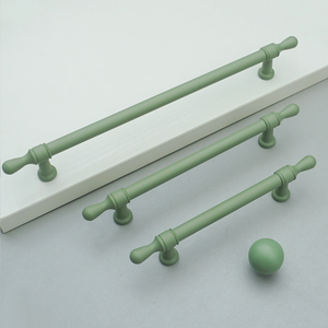3.78"-7.55" Nordic Green Modern Knobs & Pulls (Mini Ball) | Drawer, Cabinet & Kitchen Unique Hardware