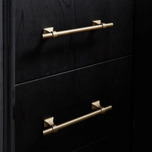 Load image into Gallery viewer, Unique Aged Solid Brass Pulls, Knobs &amp; Handles | Cabinet, Kitchen, Drawer, Dresser &amp; Closet Furniture Hardware

