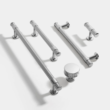Load image into Gallery viewer, Creative Nickel, Chrome &amp; Gold Knobs &amp; Pulls | Black Cabinet Handles, Wardrobe, Kitchen &amp; Drawer Hardware
