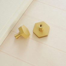 Load image into Gallery viewer, Brushed Brass &amp; Antique Bronze Knobs, Pulls &amp; Handles | Drawer, Kitchen Cabinet, Dresser &amp; Door Hardware
