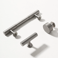 Load image into Gallery viewer, 3.78&quot;, 5&quot;, 6.3&quot;, 8.8&quot;, 12.6&quot; Brushed Nickel Drawer Knobs &amp; Pulls | Cabinet &amp; Dresser Knobs, Kitchen Pulls, Cupboard Handles, High-Quality Hardware
