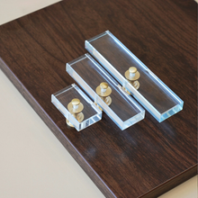Load image into Gallery viewer, Glass &amp; Crystal Drawer Knobs | Brass &amp; Acrylic Kitchen Pulls, Cabinet &amp; Dresser Handles, Knobs

