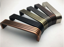 Load image into Gallery viewer, 3 3/4&quot;, 5.0&quot;, 6.3&quot; Antique Bronze, Black Copper, Brushed Nickel &amp; Gun Metal Drawer Pulls | Cabinet &amp; Dresser Knobs, Kitchen Hardware

