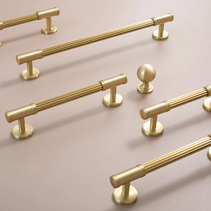 3.78", 5", 8.8" Unique Solid Brass Knobs & Pulls | Cabinet, Drawer, Dresser, Cupboard & Kitchen Handles, Hardware