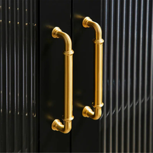 Load image into Gallery viewer, 3.78&quot;-5&quot; Unique Solid Brass Gold Knobs, Pulls &amp; Handles | Cabinet, Kitchen, Drawer &amp; Door Hardware
