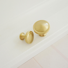 Load image into Gallery viewer, Solid Brass Gold &amp; Chrome Knobs, Pulls &amp; Handles | Cabinet, Drawer, Dresser &amp; Kitchen Hardware
