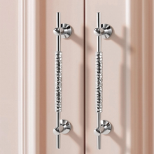 Load image into Gallery viewer, 1.25&quot;, 3.78&quot;, 5&quot;, 7.56&quot;, 10&quot;, 12.6&quot; Chrome Hammered Pulls | Kitchen &amp; Cabinet Handles, Drawer Knobs, Art Decor Hardware
