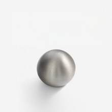Load image into Gallery viewer, French Style Silver  Brass Knobs, Modern Single Hole Handles for Cabinet, Drawer and Wardrobe

