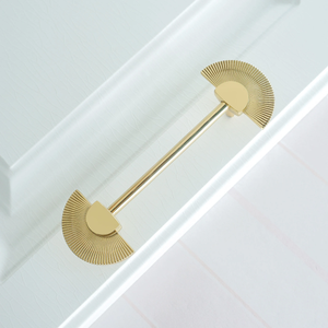 3.78", 5.0" Gold Fun Kitchen Pulls | Solid Brass Drawer Pulls, Cabinet & Dresser Knobs, Closet & Wardrobe Handles