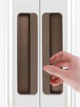 Load image into Gallery viewer, Invisible Concealed Embedded Pull Handles | Coffee Gray, Black Modern Drawer &amp; Closet Door Handles, Wardrobe &amp; Cabinet Pulls
