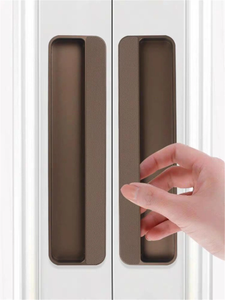 Invisible Concealed Embedded Pull Handles | Coffee Gray, Black Modern Drawer & Closet Door Handles, Wardrobe & Cabinet Pulls