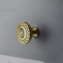 Load image into Gallery viewer, Chinese Style Round Brass Knobs, Pulls &amp; Handles | Cabinet, Drawer &amp; Kitchen Cupboard Hardware
