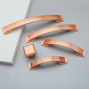 3"-6.3" Brushed Copper Knobs, Pulls & Handles | Drawer, Cabinet, Dresser & Kitchen Cupboard Furniture Hardware