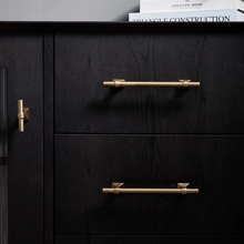 Load image into Gallery viewer, Unique Aged Solid Brass Pulls, Knobs &amp; Handles | Cabinet, Kitchen, Drawer, Dresser &amp; Closet Furniture Hardware
