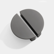 Load image into Gallery viewer, 2.5&quot; Black, Gray, Gold, Nickel Semicircle Drawer Pulls | Modern Kitchen &amp; Cupboard Handles, Dresser Knobs, Wardrobe &amp; Cabinet Hardware
