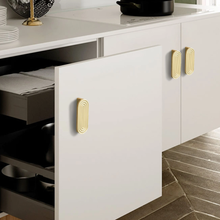 Load image into Gallery viewer, 1.26&quot;, 2.5&quot; Brass Kitchen &amp; Cabinet Knobs | Unique Drawer Pulls, Cupboard &amp; Dresser Handles, 32 - 64mm
