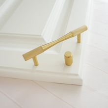 Load image into Gallery viewer, 3.78&quot;, 5.0&quot; Exquisite Solid Brass Drawer Pulls &amp; Knobs | Modern Kitchen Cabinet, Wardrobe &amp; Cupboard Handles, Dresser Pulls
