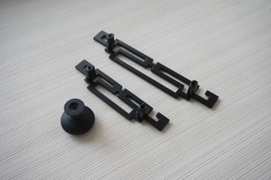 2.5"-5.0" (64-128mm) Black Knobs, Pulls & Handles | Chinese Style Cabinet Door, Drawer, Dresser & Cupboard Kitchen Hardware
