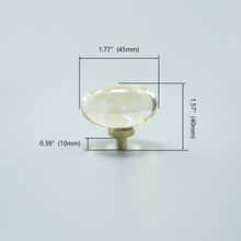 Load image into Gallery viewer, Clear Glass &amp; Crystal Knobs | Dresser Pulls, Cupboard &amp; Drawer Knobs, Kitchen &amp; Cabinet Door Handles, Pulls
