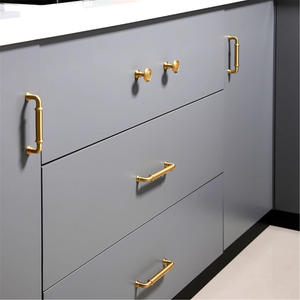 3.78"-5" Unique Solid Brass Gold Knobs, Pulls & Handles | Cabinet, Kitchen, Drawer & Door Hardware