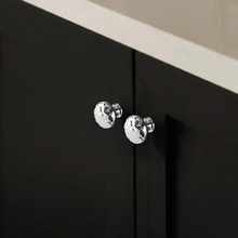 Load image into Gallery viewer, 1.25&quot;, 3.78&quot;, 5&quot;, 7.56&quot;, 10&quot;, 12.6&quot; Chrome Hammered Pulls | Kitchen &amp; Cabinet Handles, Drawer Knobs, Art Decor Hardware
