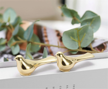Load image into Gallery viewer, Exquisite Bird Polished Gold Brass Knobs &amp; Pull Handles | Dresser, Drawer, Kitchen Cabinet Decor Hardware
