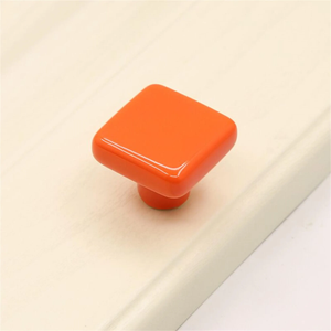 Colorful Square Ceramic Knobs & Pulls (Yellow, Green, Blue, Pink, White) | Cabinet, Dresser, Kitchen & Nursery Drawer Home Decor Hardware