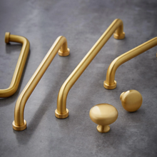 Load image into Gallery viewer, Solid Brass Knobs, Pulls &amp; Handles | Drawer, Dresser, Kitchen, Cabinet, Wardrobe &amp; Cupboard Hardware
