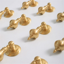 Load image into Gallery viewer, Unique Solid Brass Drop Pulls &amp; Knobs | French Light Luxury Drawer, Dresser &amp; Cabinet Handles, Gift-Worthy Art Decor Door Hardware
