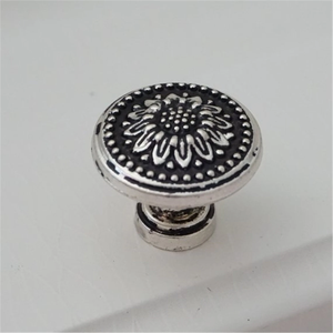 1" (25mm) Small Shabby Chic Knobs & Pulls | Antique Silver, Black, Bronze, Cream, White, Gold Dresser & Drawer Pulls, Cabinet Knobs