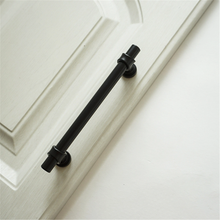 Load image into Gallery viewer, 3.78&quot;(96mm)-12.6&quot;(320mm) Black Pulls &amp; Handles | Cabinet, Dresser, Drawer, Closet, Kitchen &amp; Cupboard Hardware
