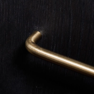 Minimalist Antique Bronze & Aged Brass Cabinet Handles | Large 500mm Drawer Pulls, Kitchen Knobs & Brass Hardware