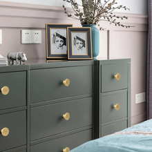 Load image into Gallery viewer, Solid Brass Gold Cabinet Knobs &amp; Pulls | Dresser &amp; Drawer Pulls, Kitchen Door Knobs, Hardware
