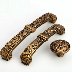 3.78"-5" (96-128mm) Retro Rustic Antique Coffee & Brass Knobs, Pulls & Handles | Drawer, Kitchen Cabinet & Door Rustic Decor Hardware