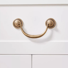 Load image into Gallery viewer, 3&quot;, 3.78&quot; Antique Bronze Drop Bail Drawer Pulls | Cabinet &amp; Kitchen Knobs, Dresser, Wardrobe &amp; Cupboard Handles
