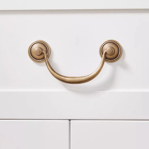 3", 3.78" Antique Bronze Drop Bail Drawer Pulls | Cabinet & Kitchen Knobs, Dresser, Wardrobe & Cupboard Handles