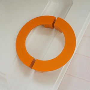 3.78" White, Green, Red & Orange Semicircle Drawer Pulls | Dresser & Kitchen Cabinet Door Handles, Knob Hardware