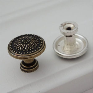 1" (25mm) Small Shabby Chic Knobs & Pulls | Antique Silver, Black, Bronze, Cream, White, Gold Dresser & Drawer Pulls, Cabinet Knobs