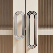 Load image into Gallery viewer, 1.1&quot;-7.55&quot; Unique Hollow Chrome Knobs, Pulls &amp; Handles | Wardrobe, Drawer, Kitchen &amp; Cupboard Hardware
