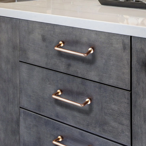 3.78"-6.3" Rose Gold Knobs & Pulls | Drawer, Cabinet, Dresser, Wardrobe & Kitchen Cupboard Hardware