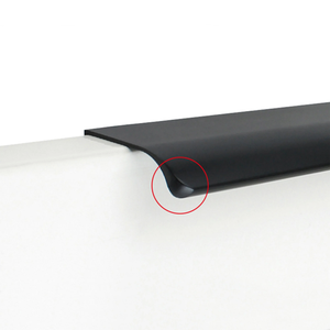 Black Invisible Concealed Pulls | Modern Decorative Embedded Drawer, Cabinet, Wardrobe & Cupboard Handles